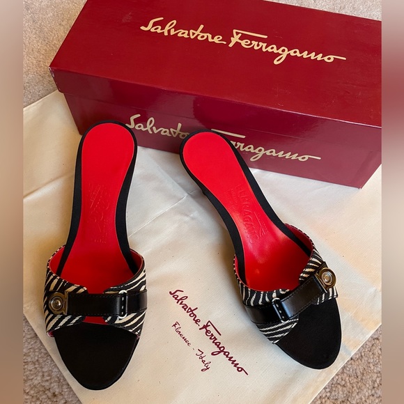 Salvatore Ferragamo Shoes - Brand New Salvatore Ferragamo Cali 5MM Slip on Sandals size 6B
